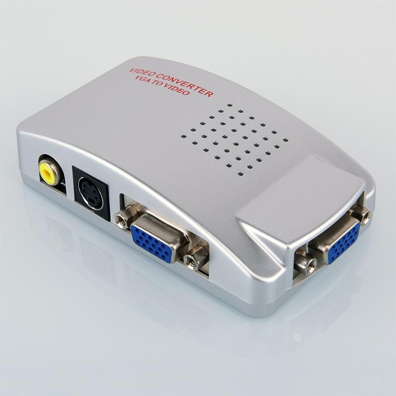 AV to VGA/BNC Video Converter - RCA to Monitor Adapter