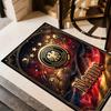 German Football Crest Artwork Floor Mat Perfect for Outdoor Dining Room Hallway Living Rooms Antislip Carpet Anime Office Decor