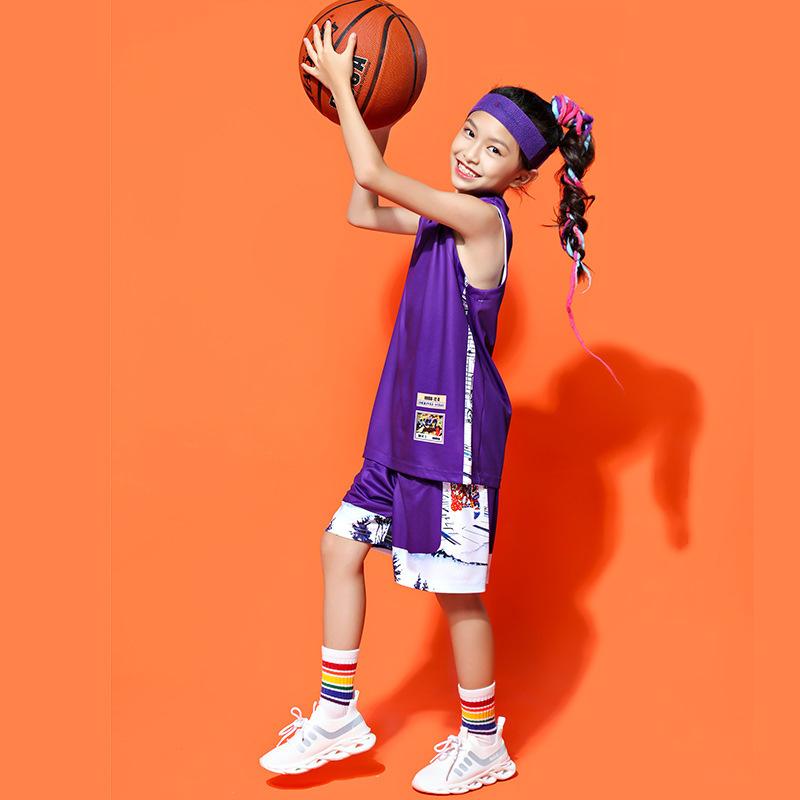 Children's and Students' Basketball Uniforms Printed Number Team Training Uniforms Sports Suits Summer Breathable Men's and Women's Table Tennis 