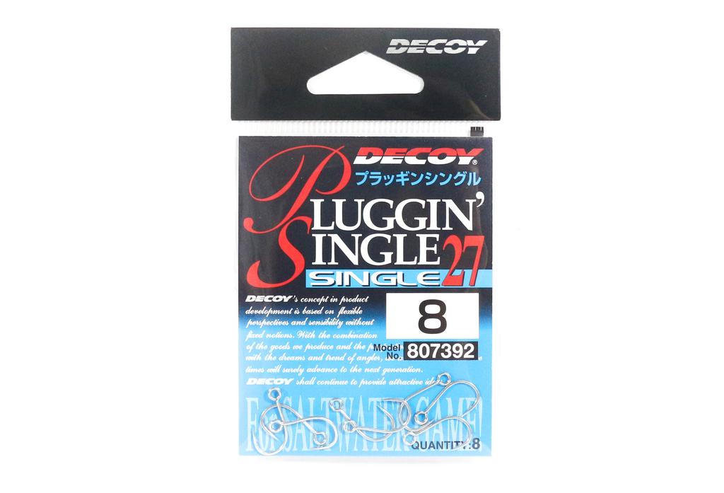 Decoy Single 27 Plugging Lure Hook Size 8 (7392)