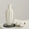 Unglasierte Keramik Nordische Vase Blume Dekorativ Weiß Modern Minimalistisch Boho Hochzeitstisch Party Wohnzimmer Büro Blumenvase