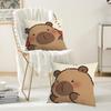 Cartoon Cute Capybara Pillow Case Suitable For Bedrooms Living Rooms Cars Home Decoration