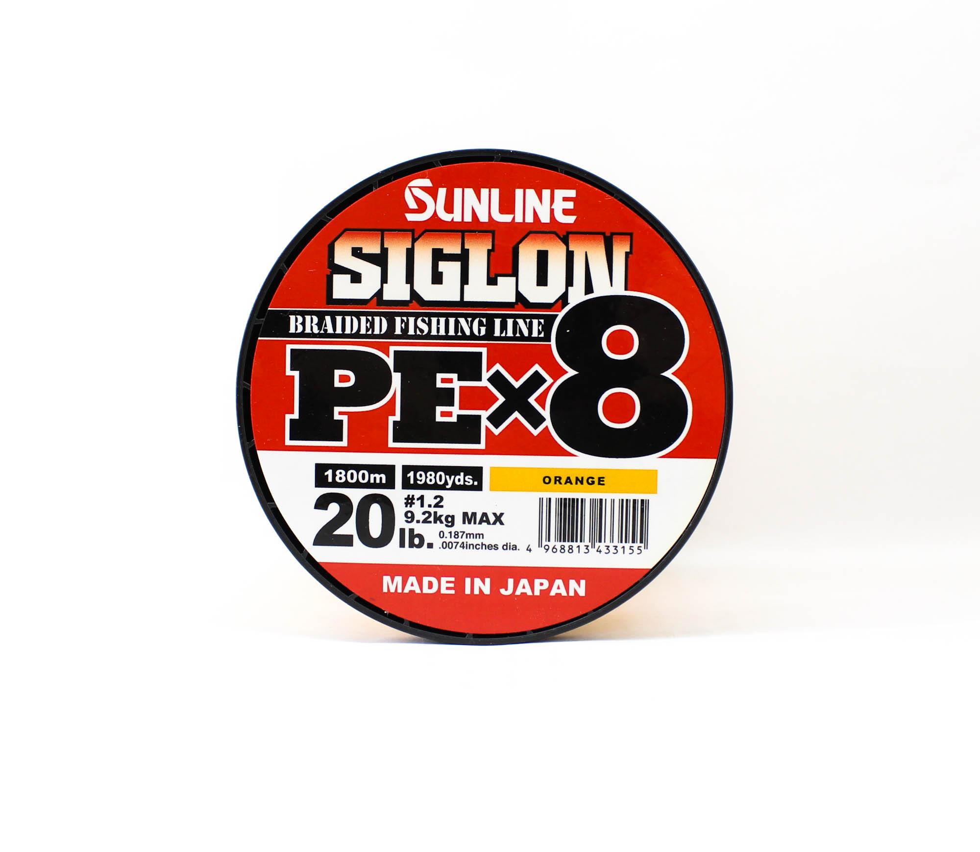 

Sunline P.E Line X8 Siglon 1800M P.E 1.2 20LB Orange (3155) оранжевый