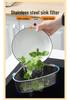 Stainless Steel Triangle Sink Drain Basket for Vegetables and Residue