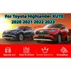 For Toyota Highlander XU70 2020~2023 Hybrid Car Center Console ABS Plastic Organizer Tray Armrest Hidden Storage Box Accessories