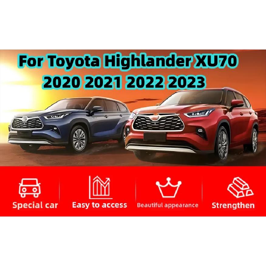For Toyota Highlander XU70 2020~2023 Hybrid Car Center Console ABS Plastic Organizer Tray Armrest Hidden Storage Box Accessories