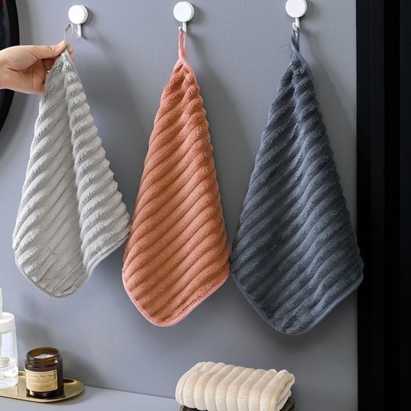 5-Piece Luxury Soft Super Absorbent Hand Towel Set - 11.8*11.8 Inch Quick Drying Washcloths For Household And Daily Necessities