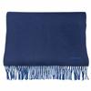 Excellent Scarf Recto Verso Navy Cashmere Mens Used