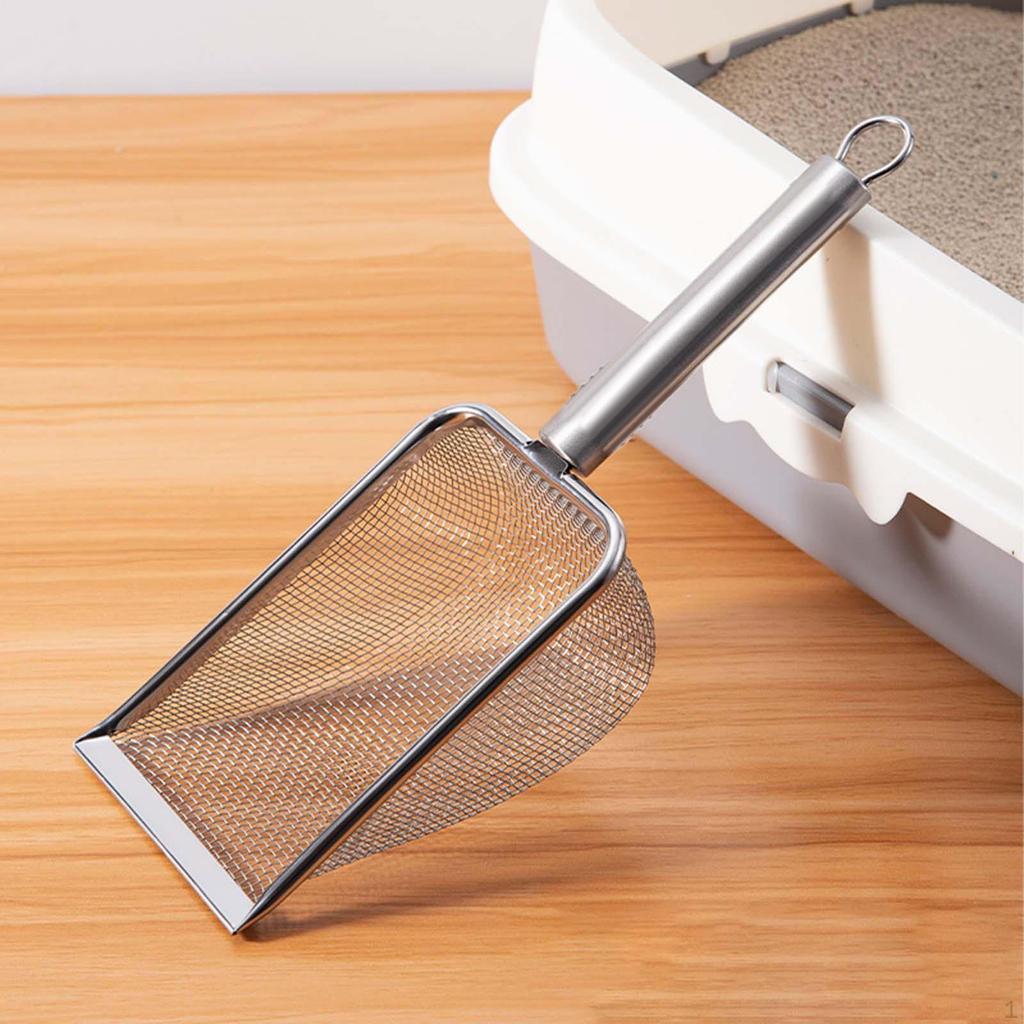 Cat Litter , Fine Mesh Metal Reptile Cleaner for Kitty Aquarium Cats