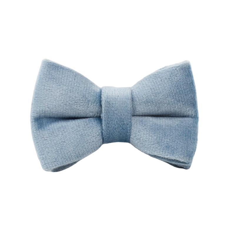 Nordic blue velvet pet collar cat collar cute bell cat collar scarf S