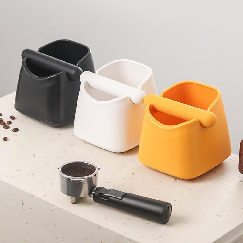 Non-Slip Coffee Grounds Containers Espresso Coffee Knock Box Container Coffee Bucket Non Slip Coffee Machine Accessories