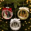 Transparent Christmas Scene Ornament - Irregular Shape Landscape Ball