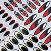 Realistic Simulation Fisheye Holographic Fake Bait Sticker Fishing Lure Eyes  Fly Tying
