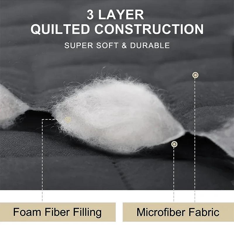1pc Recliner Chair Cover Solid Color Non-slip Pet Cat Seat Slipcover Four Season Universal Lazy Boy Relax Armchair Cover Home