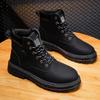 Martin Stiefel Herrenstiefel Lederschuhe Herren High-Top Britischer Stil Werkzeugstiefel Vielseitige Mode Paar Lederstiefel Frühling Rhabarberstiefel