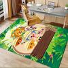 1pc Jungle Adventure,Safari Friends,Plim Plim Office Carpet Soft Polyester Non slip Machine Washable