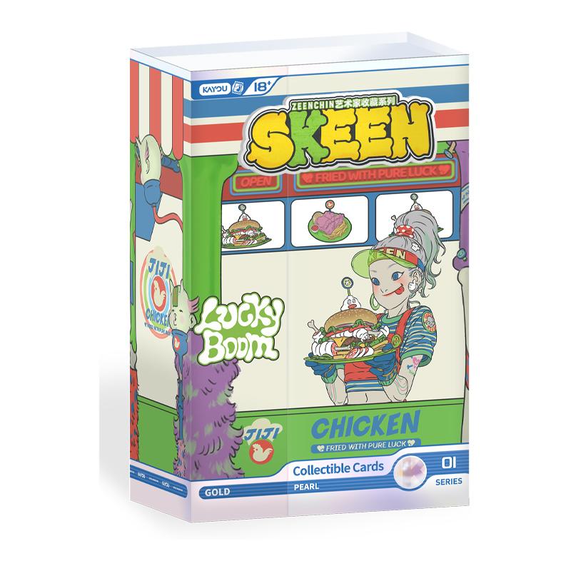Genuine SKEENZEENCHIN Artist Collection Series LUCKY BOOM Volume 1 Rare autographed collectible cards Kids toys gifts