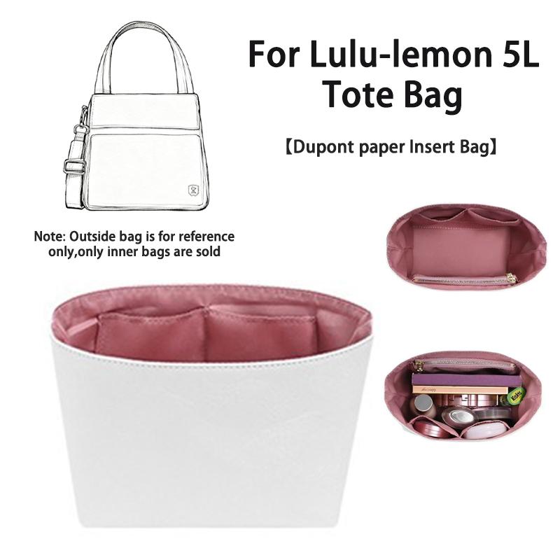 EverToner For Lulu-lemon 5L Tote Bag Dupont Paper Insert Bag Support Inner Liner Organizer Storage Accessories