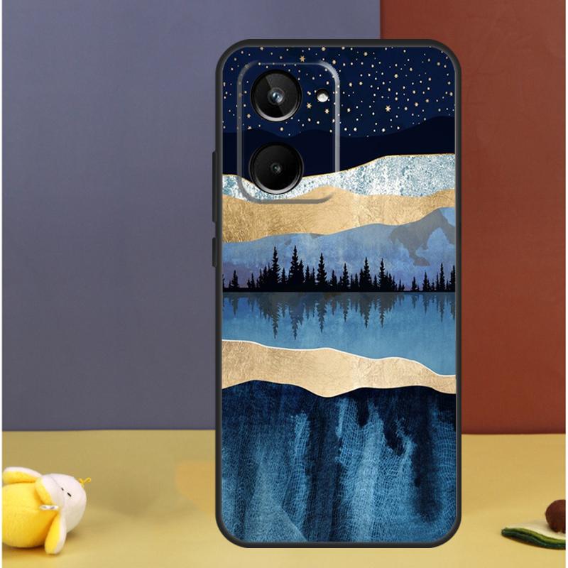 Star Lake Mountains For Realme GT7 GT6 15 Pro 10 11 12 13 14 Pro Plus C55 C71 C75 C67 C63 C61 C53 C35 C65 Case
