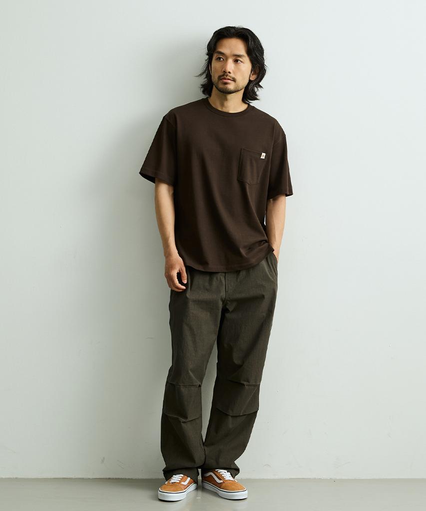 ONNHANS Short Sleeve Pocket T-Shirt_Deep Brown