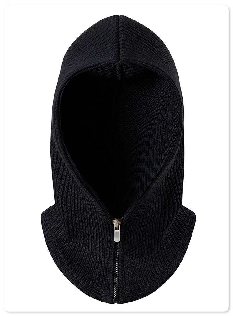 Fashion Ski Masks Winter Warm Sports Fishing Outdoor Unisex Custom Knitted Breathable Waterproof Polyester Balaclava Zipper