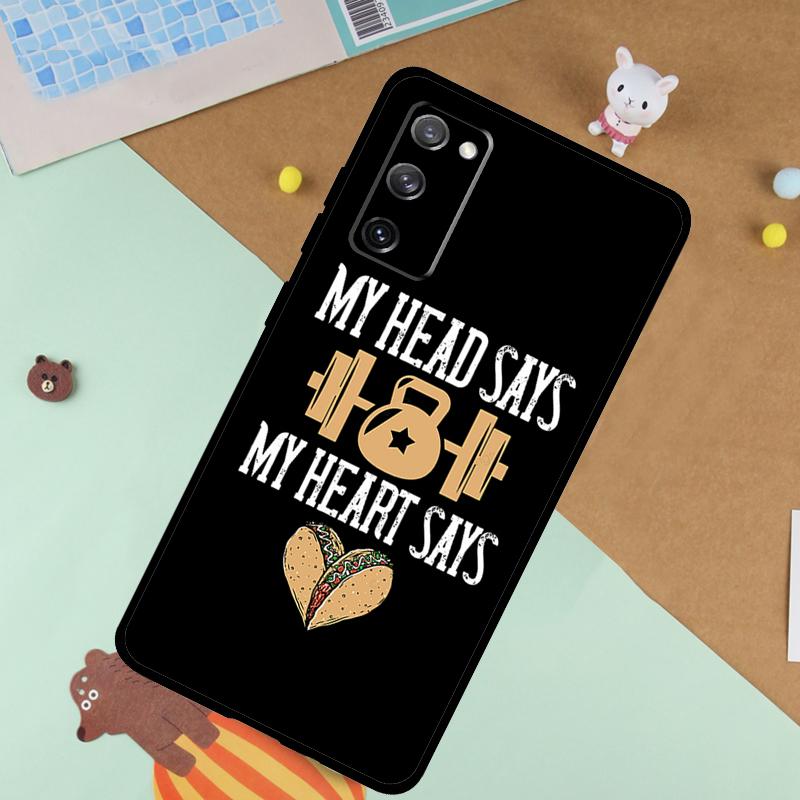 Bodybuilding Gym Fitness Soft Case For Samsung Galaxy S25 Ultra S9 S10 S20 S21 S22 S23 S24 Plus S24 FE Funda Cover
