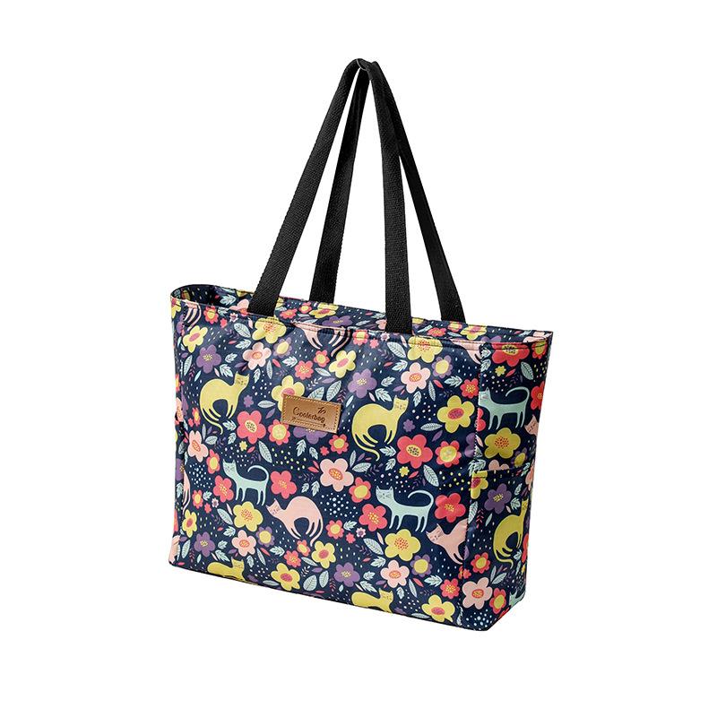 

Большая вместимость водонепроницаемая термосумка-холодильник для женщин портативный ланч-бокс для путешествий пикник изолированный мешок бенто-боксы пакеты для еды лед