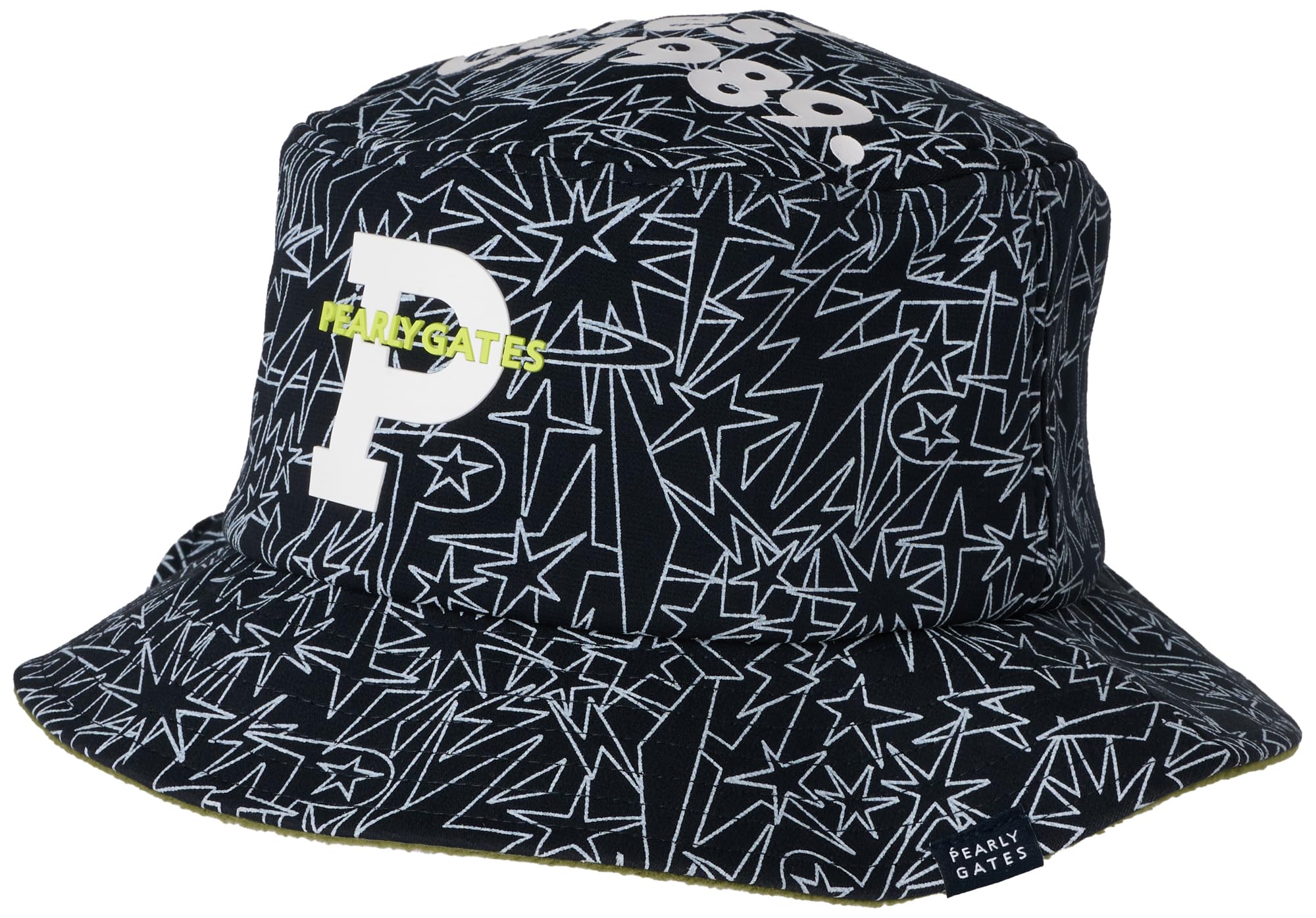 

Unisex Bucket Hat Star Border Fleece Hat Golf Star FR [PEARLY GATES] (Giza Pattern, Lining) / / 053-5187107 121_Giza