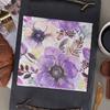 20pcs/bag Retro Purple Flower Printed Napkins Paper Disposable Tableware Wedding Bridal Party Decoration