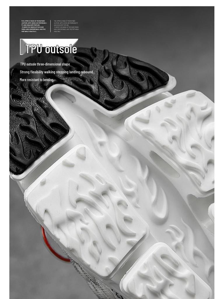 Men's Tech-Inspired Shock-Absorbing Razor Sneakers