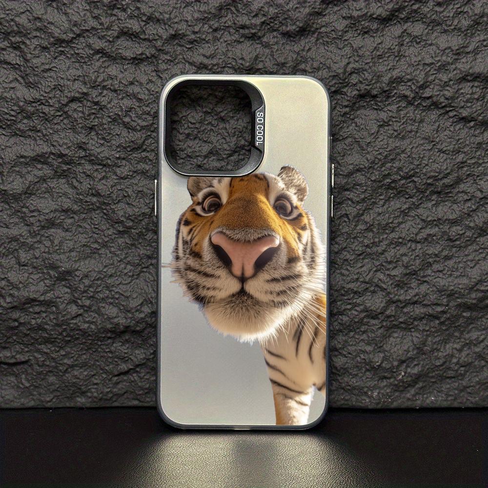

Fun tiger Creative japan art pattern Phone Case For lMDColor Silver Shell For lPhone 17 16 e 15 14 13 12 11 Pro Max Plus iPhone 16 Pro