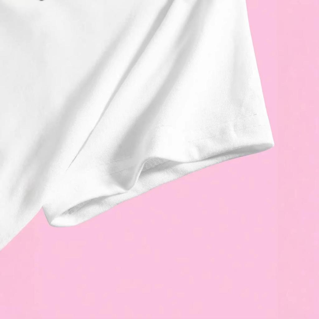 Baby Tee Corto con Stampa Bicchiere da Vino da Donna Transfrontaliero - Manica Corta, Top Versatile 2026