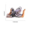 Fairy Statues Outdoor Copper Color Sleeping Garden Fairy Statue Fairy Figurines Resin Fairy Decorations Fairies Figurines For