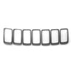 Auto Grille Cover Radiator Grill Ring Inserts Frame For Jeep Grand Cherokee 2014-2016 Car Kit Black Parts