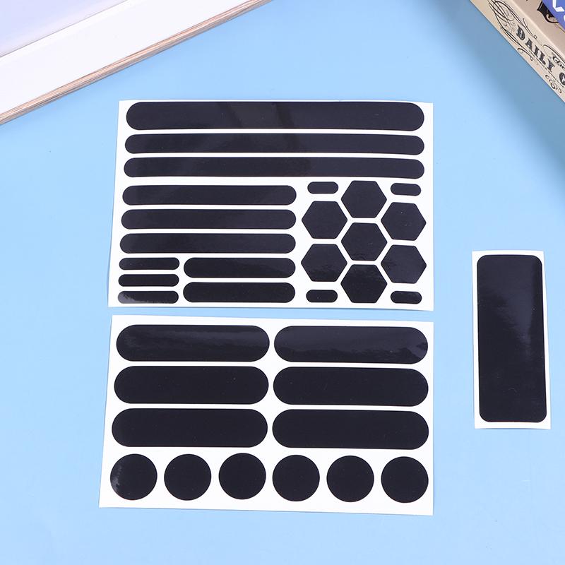 New Sale Motorcycle Helmets Invisible Black Reflective Stickers Simple And Effective Reflective Tape For Helmets Bikes