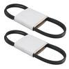 2 Pcs Drive V-Belt 71-9450 117-1018 Compatible with Toro Lawn Mower 20353 20355 20357 20809 Garden Tractors 20350 20351