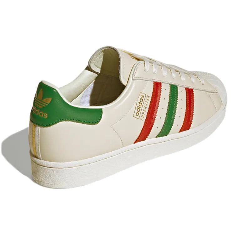 adidas Superstar ' Scarlet Green' (Unisex) / Scarlet / Green Skate Shoes FZ5435