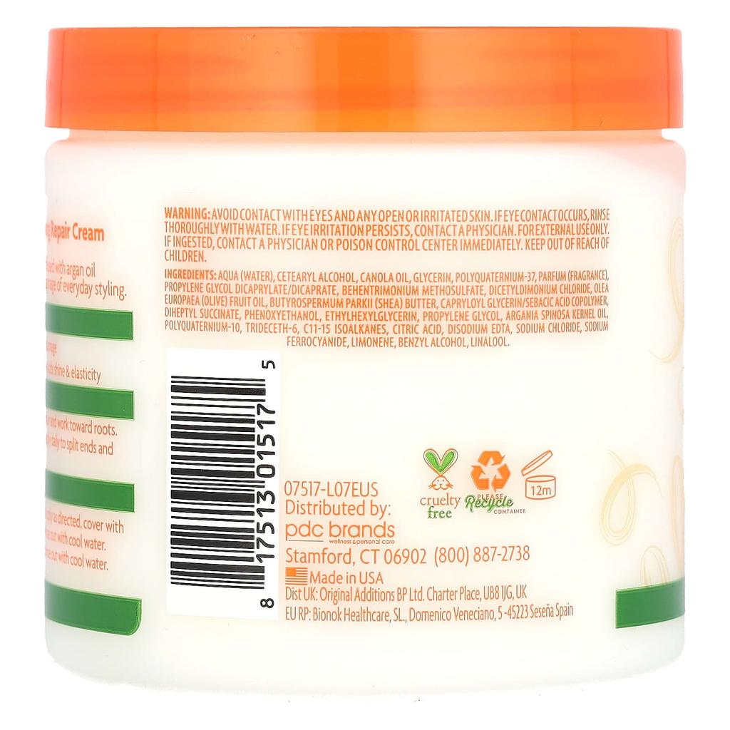 Argan Oil Leave-in Conditioning Repair Cream, 453G(16Oz)