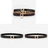 Genuine Leather Floral Waist Belt For Women With Slimming Design For Dresses And Sweaters