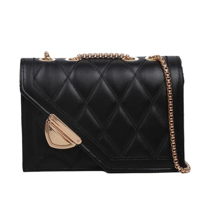 Summer Small Bag 2020 New Trendy Fashion Rhombus Chain Bag Crossbody Bag Women's Versatile Popular Small Square Bag