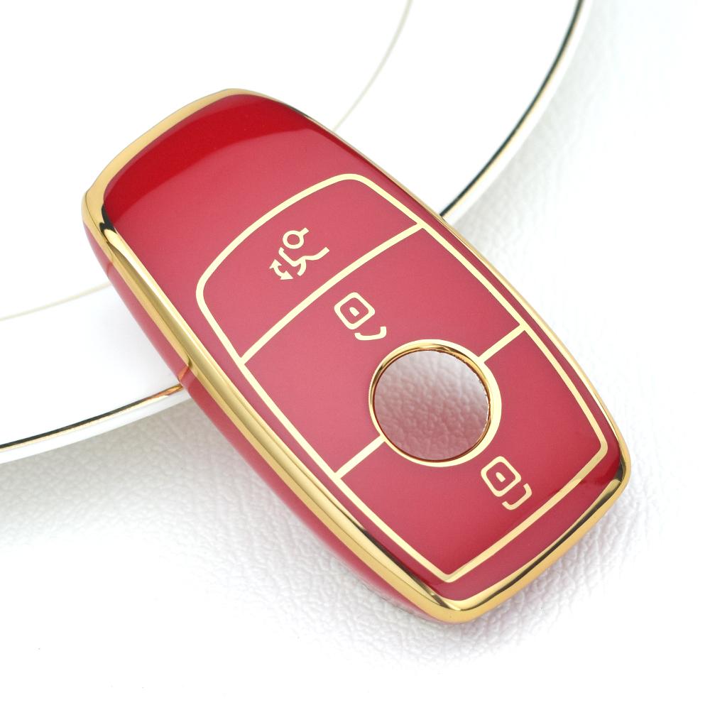 2 3 4 Button TPU Car Key Case Cover for Mercedes Benz E C S GLC Class E200 E400 E63 W213 S550 S560 C260 A200 Key Shell Protector