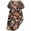 Silk Dress Print Short Sleeve Mulberry Silk Silm Midi Dress Mother Dress New Sennu New Arrival Women's Clothing Slim Looking