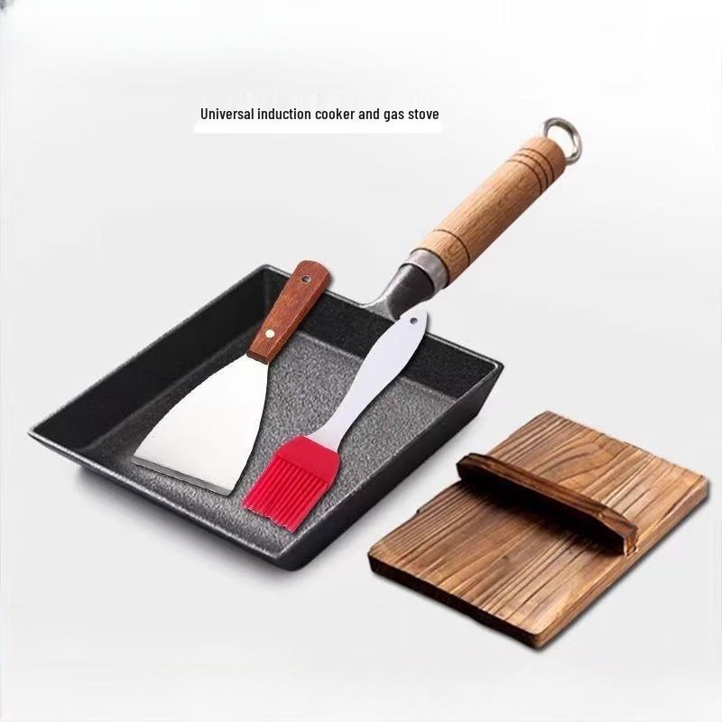 UOSU Cast Iron Tamagoyaki Pan Set