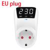 HLP02 Voltage Protector Automatic Reset Over Under Voltage Protector Socket Digital Display Power Surge Protector EU US Plug