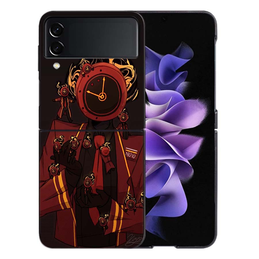 Game L-Limbus Company Coque For Samsung Z Flip7 6 Galaxy Case Shockproof Z Flip5 Z Flip3 4 5G Hard Cover Phone TPU PC Hard Fund