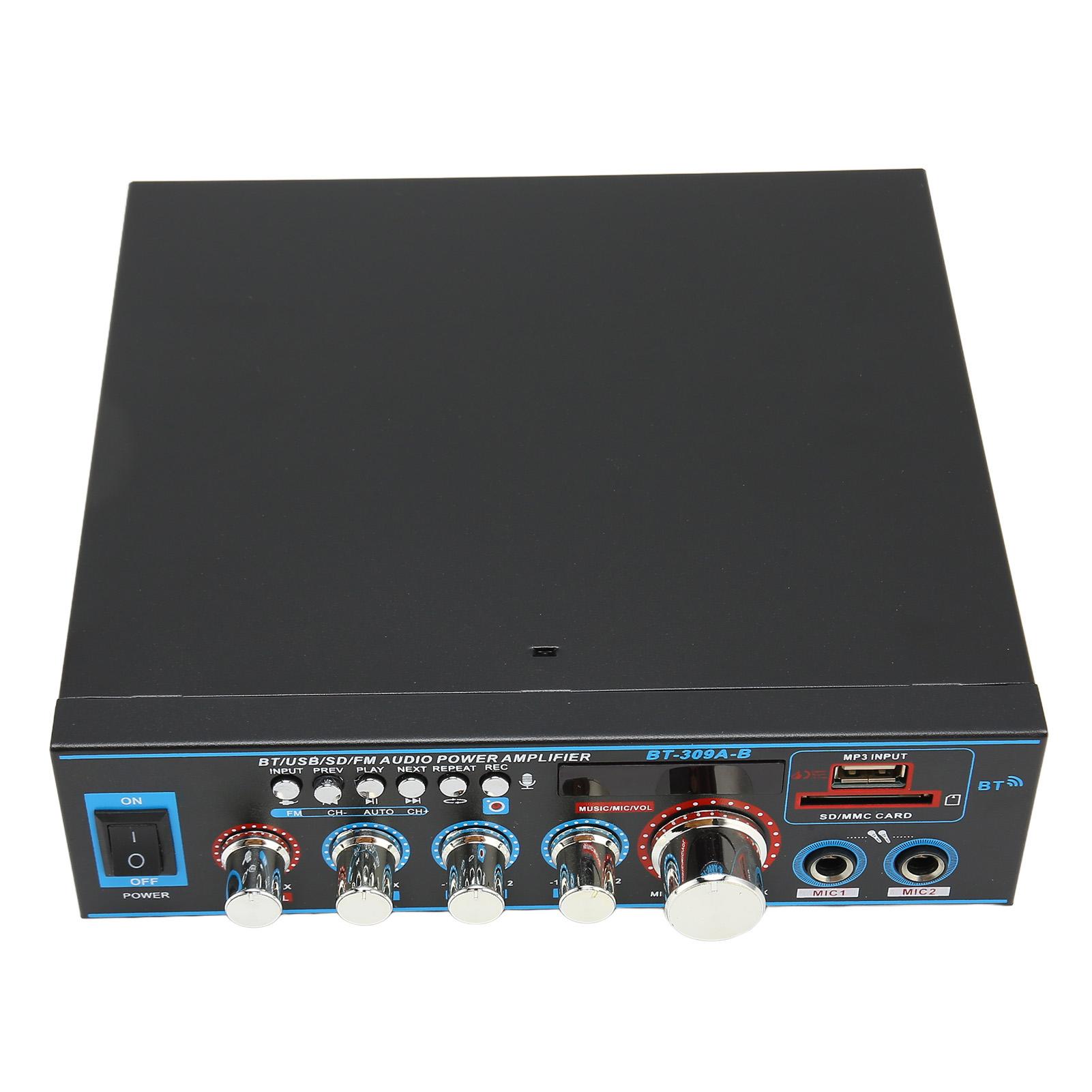 

Мини Bluetooth цифровой усилитель 2-канальный регулятор громкости многофункциональный стерео усилитель звука EU Plug