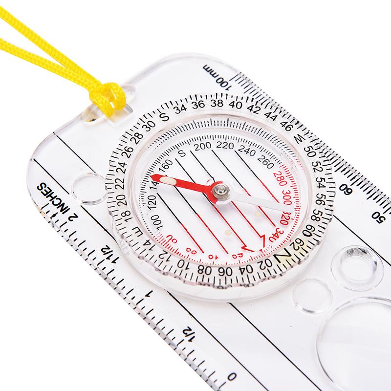 Magnifying Compass Army Scout Hiking Camping Boating Map Reading Orienteering