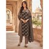 Beautiful Jaipuri Printed Kurti Pant Dupatta Set Women's Casual Wear Salwar Suit