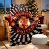 Manchester United F.C Print Blanket - Soft & Comfortable, for Bedroom, Travel, Sofa, Home Decoration - Birthday Christmas Gift for Friend