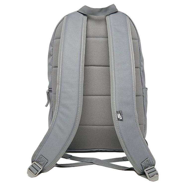 Nike 25L Logo Print Zipper Closure Polyester Backpack Unisex Backpack Smoke-Gray DC4244-063